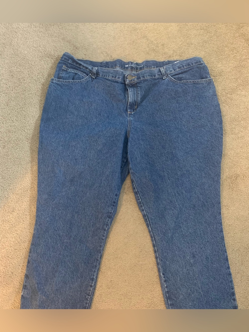 Lee Straight-Leg Women's Jeans in Denim Blue